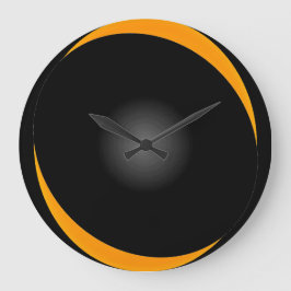 Bold Black Op Art Modern Illusion CricketDiane Große Wanduhr