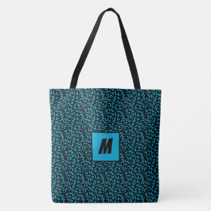 Bold Blue Abstrakt Monogram