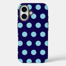 Bold Blue Polka Dots
