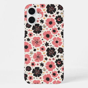 Bold & Blush Blossom Tanz iPhone 16 Plus Hülle