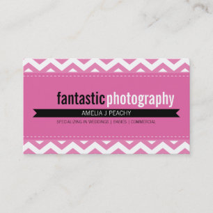 BOLD BUSINESS CARD :: einfach, modern Zickzack 10 Visitenkarte