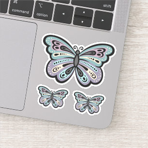 Bold Butterfly Vinyl Aufkleber