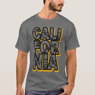 Bold California Graphic T - Shirt Design
