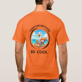 bold Cartoon dressed up cheeky Seagull – Be Cool T-Shirt