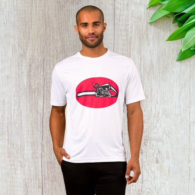 Bold Chainsaw Lumberjack Logging Tool T-Shirt (Von Creator hochgeladen)