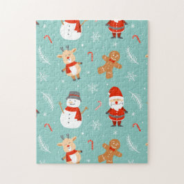 Bold Christmas Aesthetic- Bright, Merry Holiday  Puzzle