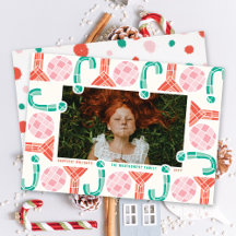 Bold Chunky Geometric Joy Colorful Modern Foto