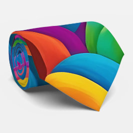 Bold Colorful Paisley Neck Tie Krawatte