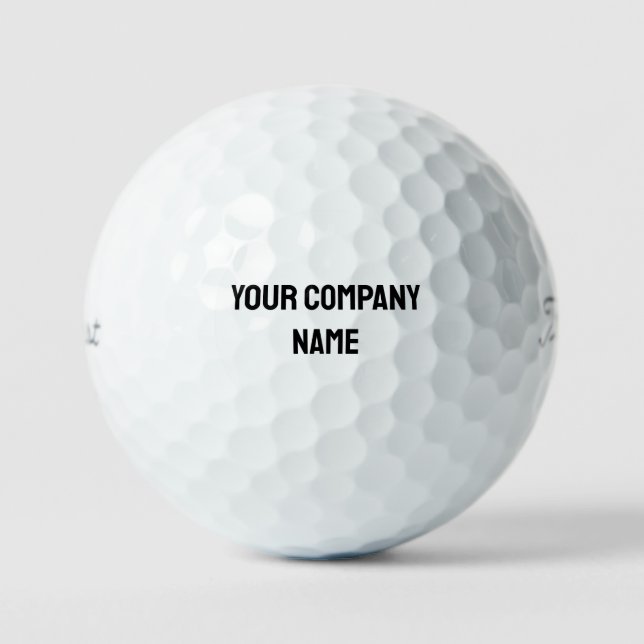 Bold Custom Company Name Titleist Pro V1 Golfball (Vorderseite)