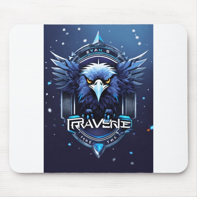 Bold Eagle Logo Mouse Pad | Powerful Eagle Head De Mousepad (Vorne)