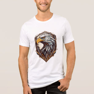 Bold Eagle Wappen Tri-Blend Shirt