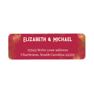 Bold elegante Gold Pink Magenta Custom Wedding