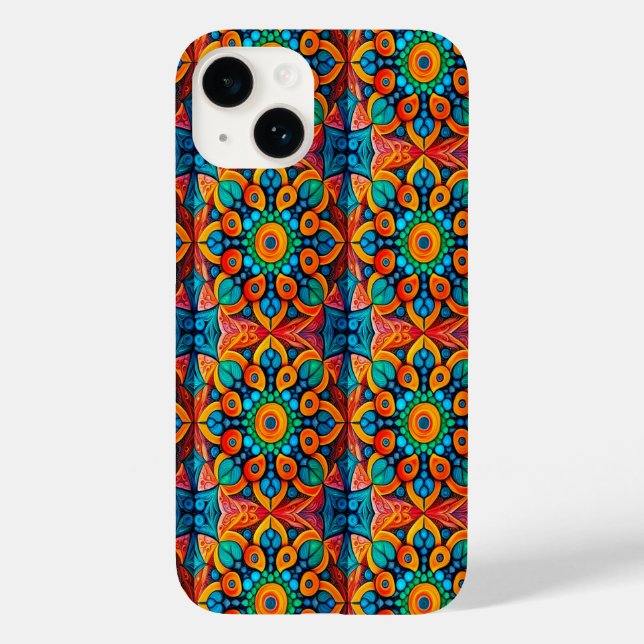 Bold Ethnic Mandala Case-Mate iPhone Hülle (Rückseite)