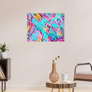Bold Expressions Abstrakt Art Poster