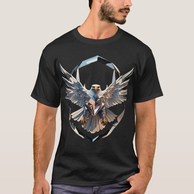 Bold & Fearless: Crystal Eagle Emblem T-Shirts (Vorderseite)