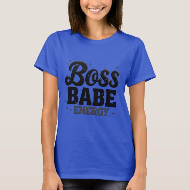 Bold & Fierce Boss Babe Shirt (Vorderseite)