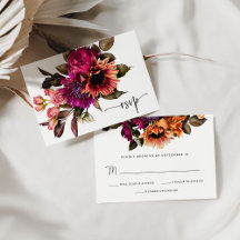 Bold Floral | Dramatische und elegante Hochzeit