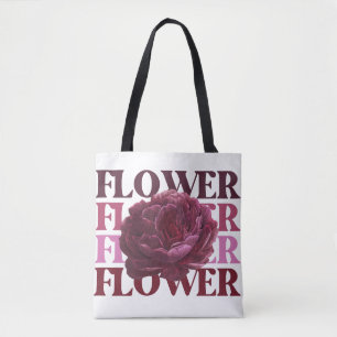 'Bold FLOWER Typography' Florale Ästhetik-Einkaufs