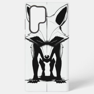 Bold Fox Silhouette - Monochrome Tierart Samsung Galaxy Hülle