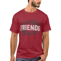 Bold Friends Typografy T-Shirt