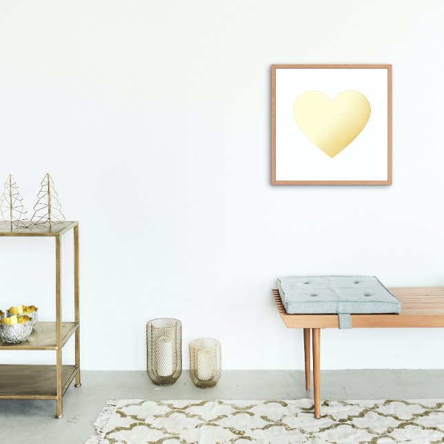 Bold Full Gold Heart Foliendrucke (Von Creator hochgeladen)