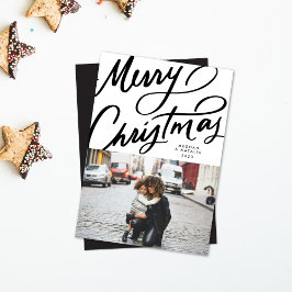 Bold Fun Hand Briefe frohe Weihnachten