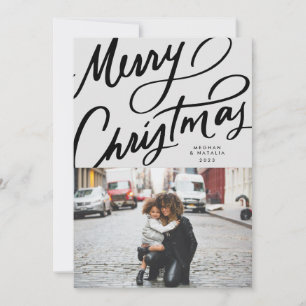 Bold Fun Hand Briefe frohe Weihnachten