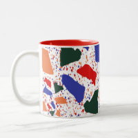 Bold Fun Terrazzo Fraktal Splash Art