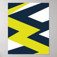 Bold Geometric Abstrakt Pattern