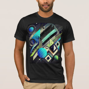 Bold Geometric Fashion Design Minimalistische Fo T-Shirt