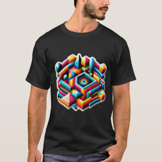 Bold Geometric Psychedelic T-Shirt