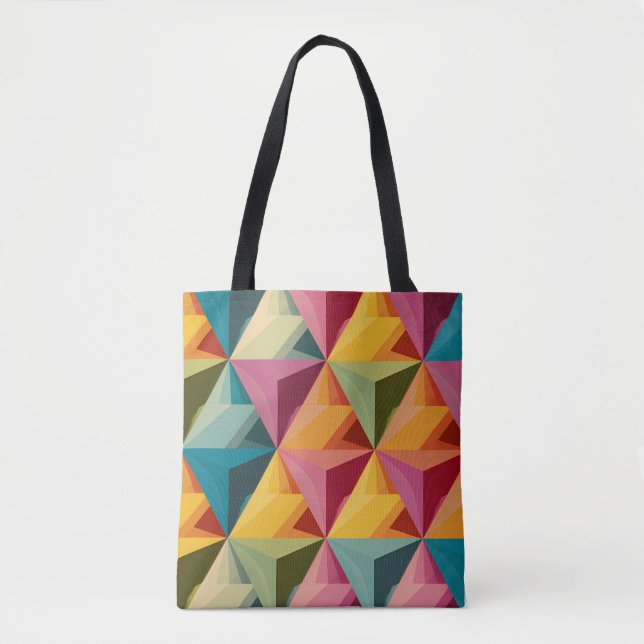 Bold Geometric Triangle Pattern  (Vorderseite)