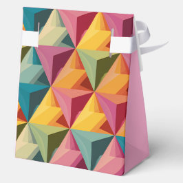 Bold Geometric Triangle Pattern  Geschenkschachtel