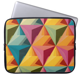 Bold Geometric Triangle Pattern  Laptopschutzhülle