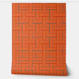 Bold Geometric Weave: Ein modernes Muster Tapete