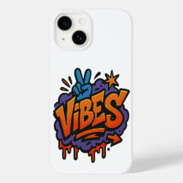 Bold Graffiti "Vibes Street Art" Case-Mate iPhone 14 Hülle