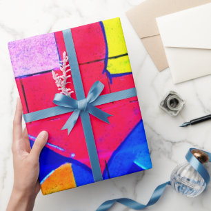 Bold Graffiti Wrapping Paper - Urban Art Vibe Geschenkpapier