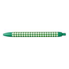Bold Green and White Chevron Pattern Classic Kugelschreiber