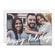 Bold Happy Holidays Script Overlay-Foto