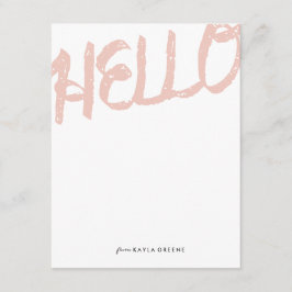 Bold Hello Pink Einladung