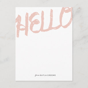 Bold Hello Pink Einladung