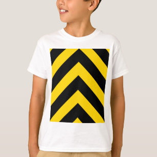Bold Highway Traffic Bumble Bee Chevrons T-Shirt