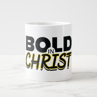 BOLD IN CHRIST Jumbo-Tasse