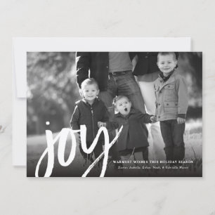 Bold Joy Feiertags-Grußkarte Feiertagskarte