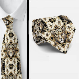 Bold Leopard Tie | Masculine Men's Fashion Krawatte