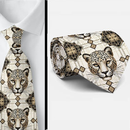 Bold Leopard Tie | Masculine Men's Fashion Krawatte