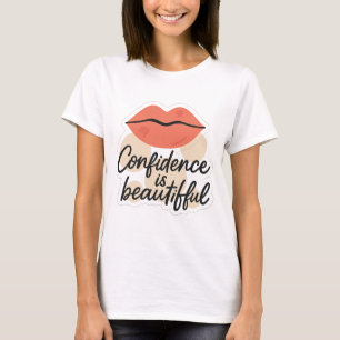 Bold Lip Art mit positivem Blick - Transparent Des T-Shirt