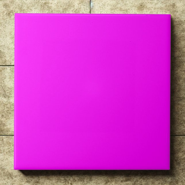 Bold Magenta Vibrance Accent Fliese (Von Creator hochgeladen)