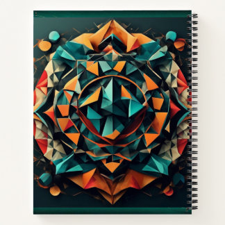 Bold Mandala-Inspiriert Notebook Notizbuch