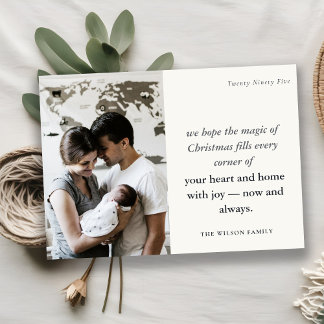 Bold Minimal 1 Foto Schwarz & Weiß Weihnachten